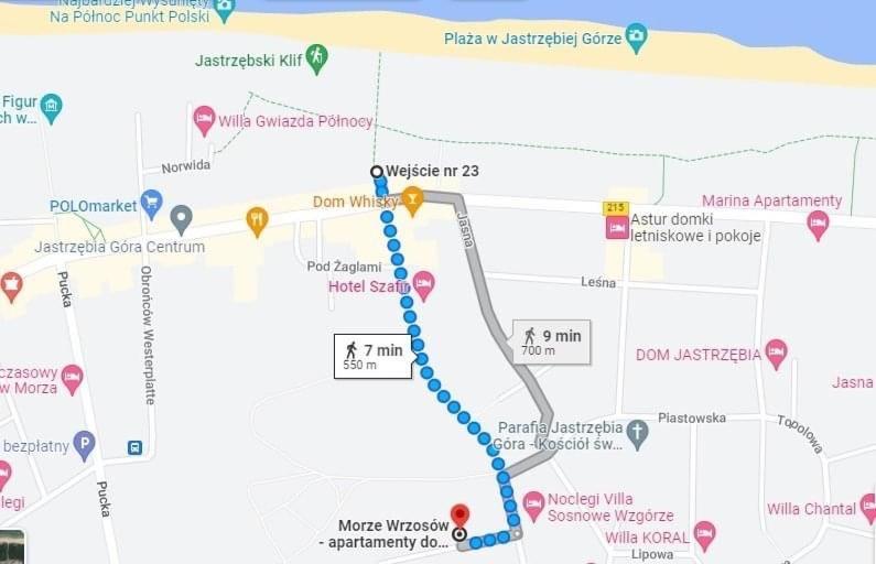 Morze Wrzosow Luxflats Lägenhet Jastrzębia Góra Exteriör bild